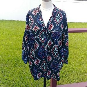 Time To Bloom Blouse. 1X